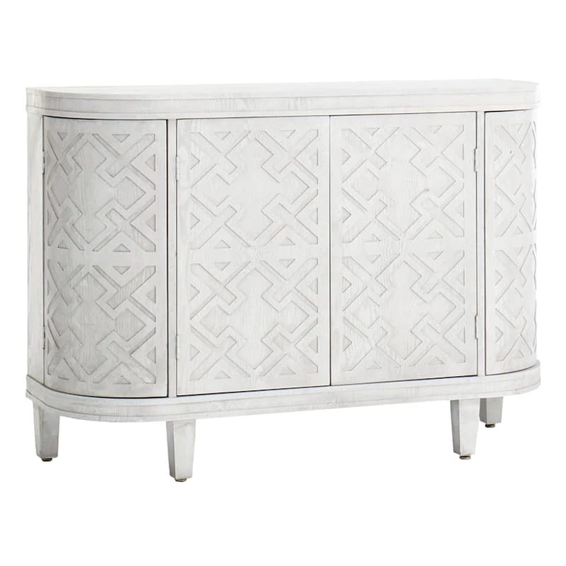 Found & Fable Lena Curved 4-Door Media Cabinet 3 Found & Fable Lena Curved 4-Door Media Cabinet