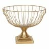 Gold Wired Bowl, 9" -Storage supplies shop gold wired bowl 9
