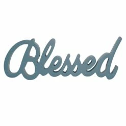 Grace Mitchell Blessed Cutout Sign, 13x5