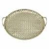 Grace Mitchell Gold Hammered Metal Tray, 18.5"