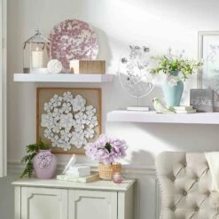 Grace Mitchell Lilac Woven Seagrass Box With Lid, 7.5" -Storage supplies shop grace mitchell lilac woven seagrass box with lid 7.5 1