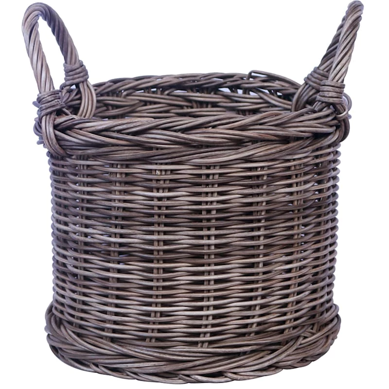 Grace Mitchell Round Rattan Basket, Small 3 Grace Mitchell Round Rattan Basket, Small