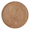 Grace Mitchell Round Wicker Tray, 16" -Storage supplies shop grace mitchell round wicker tray 16