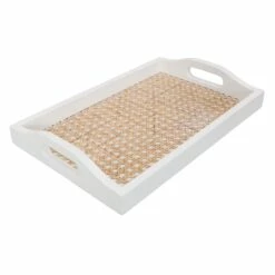 Grace Mitchell Wood Decorative Tray, Small