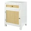Grace Mitchell Wood & Rattan Cabinet With Drawer -Storage supplies shop grace mitchell wood rattan cabinet with drawer