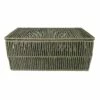 Green Lidded Paper Storage Basket, Small 2 Green Lidded Paper Storage Basket, Small -Storage supplies shop green lidded paper storage basket small