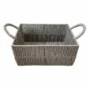 Grey Paper Storage Basket, Large 2 Grey Paper Storage Basket, Large -Storage supplies shop grey paper storage basket large