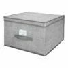 Grey Storage Box, Jumbo -Storage supplies shop grey storage box jumbo