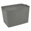 Grey Storage Container, Large -Storage supplies shop grey storage container large