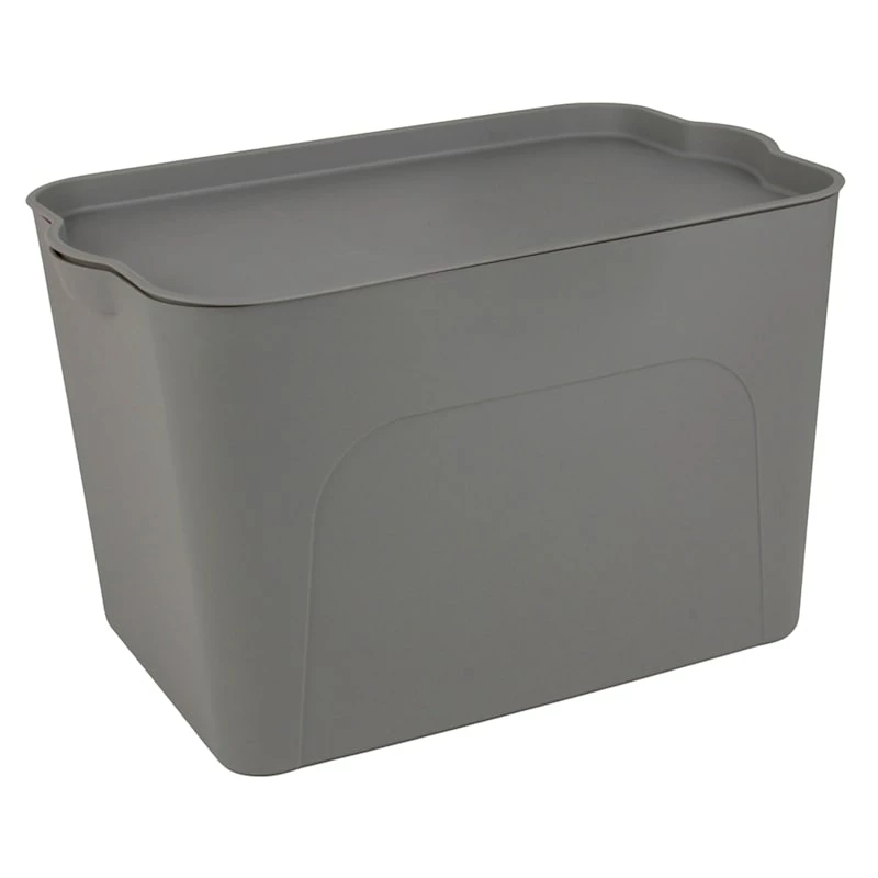 Grey Storage Container, Large 3 Grey Storage Container, Large
