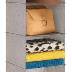 Hanging Accessory Shelves, Black Herringbone -Storage supplies shop hanging accessory shelves black herringbone 3