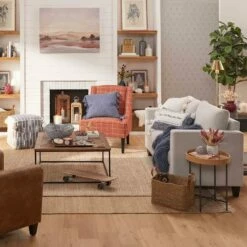 Honeybloom Austin Rectangle Seagrass Storage Basket With Leather Handles, Small -Storage supplies shop honeybloom austin rectangle seagrass storage basket with leather handles small 2