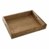 Honeybloom Brown Wood Decorative Tray, 18x14 -Storage supplies shop honeybloom brown wood decorative tray 18x14 1