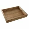 Honeybloom Brown Wood Decorative Tray, 20x16 2 Honeybloom Brown Wood Decorative Tray, 20x16 -Storage supplies shop honeybloom brown wood decorative tray 20x16 1