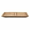 Honeybloom Brown Wood Tray, 27x16 -Storage supplies shop honeybloom brown wood tray 27x16 1