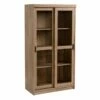Honeybloom Fullerton 4-Shelf Sliding Door Cabinet -Storage supplies shop honeybloom fullerton 4 shelf sliding door cabinet