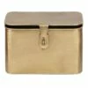 Honeybloom Gold Metal Decorative Box, 7.5" 2 Honeybloom Gold Metal Decorative Box, 7.5" -Storage supplies shop honeybloom gold metal decorative box 7.5