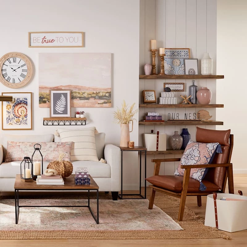 Honeybloom Ivory & Blue Striped Decorative Box, 9x7 3 Honeybloom Ivory & Blue Striped Decorative Box, 9x7