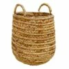 Honeybloom Natural Water Hyacinth Storage Basket, Small -Storage supplies shop honeybloom natural water hyacinth storage basket small