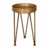 Honeybloom Tall Wood Top Plant Stand, 20"