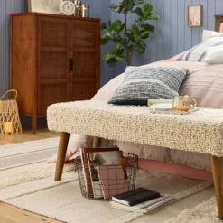 Honeybloom Tapered Dark Grey Metal Basket, Small -Storage supplies shop honeybloom tapered dark grey metal basket small 3