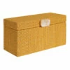 Honeybloom Yellow Seagrass Woven Box, 11" 2 Honeybloom Yellow Seagrass Woven Box, 11" -Storage supplies shop honeybloom yellow seagrass woven box 11