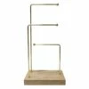 Jewelry Holder With Wooden Base -Storage supplies shop jewelry holder with wooden base