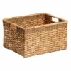 Joan Water Hyacinth Rectangle Storage Basket, Large 1 Joan Water Hyacinth Rectangle Storage Basket, Large -Storage supplies shop joan water hyacinth rectangle storage basket large