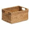 Joan Water Hyacinth Rectangle Storage Basket, Medium -Storage supplies shop joan water hyacinth rectangle storage basket medium