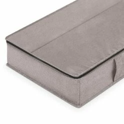 Jumbo Underbed Storage Bag, Black Herringbone -Storage supplies shop jumbo underbed storage bag black herringbone 3