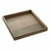 Laila Ali Grey Wood Tray, 12" -Storage supplies shop laila ali grey wood tray 12
