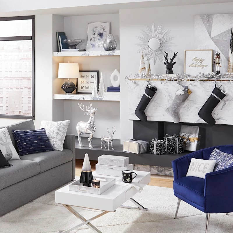 Laila Ali Metallic Seagrass Decorative Box, Large 4 Laila Ali Metallic Seagrass Decorative Box, Large - Image 2