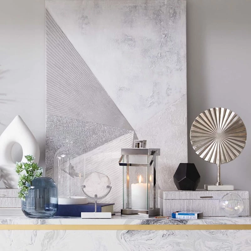 Laila Ali Metallic Seagrass Decorative Box, Large 6 Laila Ali Metallic Seagrass Decorative Box, Large - Image 4