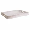 Laila Ali Metallic Seagrass Decorative Tray, Medium -Storage supplies shop laila ali metallic seagrass decorative tray medium
