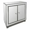 Laila Ali Modern Living 2-Door Mirrored Cabinet -Storage supplies shop laila ali modern living 2 door mirrored cabinet