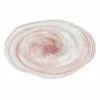 Laila Ali Pink Swirl Decorative Glass Plate, 15x3 -Storage supplies shop laila ali pink swirl decorative glass plate 15x3 1