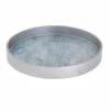 Laila Ali Round Metallic Decorative Tray, 16" -Storage supplies shop laila ali round metallic decorative tray 16