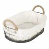 Lined Oval Storage Basket, Small