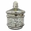 Mercury Glass Container, 6"