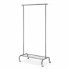 Metal Garment Rack, Gunmetal -Storage supplies shop metal garment rack gunmetal