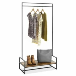 Modern Industrial Garment Rack -Storage supplies shop modern industrial garment rack 1