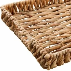 Natural Wicker Woven Decorative Tray, 15" -Storage supplies shop natural wicker woven decorative tray 15 1