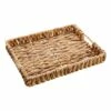 Natural Wicker Woven Decorative Tray, 15" -Storage supplies shop natural wicker woven decorative tray 15