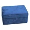 Navy Blue Velvet Box, 6x5