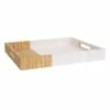 Neutral Woven Tray, 12x16 -Storage supplies shop neutral woven tray 12x16 1