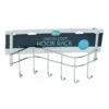 Over The Door Hook Rack, Nickel -Storage supplies shop over the door hook rack nickel