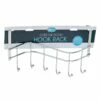 Over The Door Hook Rack, Silver -Storage supplies shop over the door hook rack silver