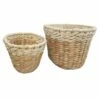 Palm Leaf Oval Basket L