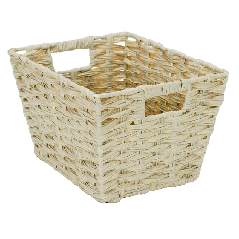 Pe Faux Rattan S Tote Taupe 3 Pe Faux Rattan S Tote Taupe