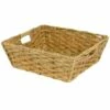Pe Faux Rattan Shelf Tote Natural 2 Pe Faux Rattan Shelf Tote Natural -Storage supplies shop pe faux rattan shelf tote natural